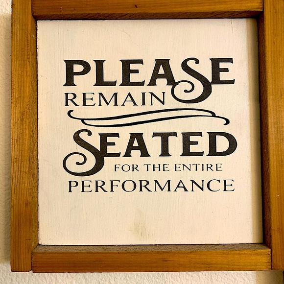 Wall decor wooden bathroom signs - Picture 3 of 3